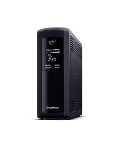 Sai línea interactiva cyberpower vp1200elcd-de/ 1200va-720w/ 5 salidas/ formato torre