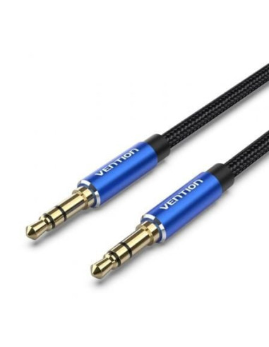 Cable estéreo vention bawld/ jack 3.5 macho - jack 3.5 macho/ 50cm/ azul