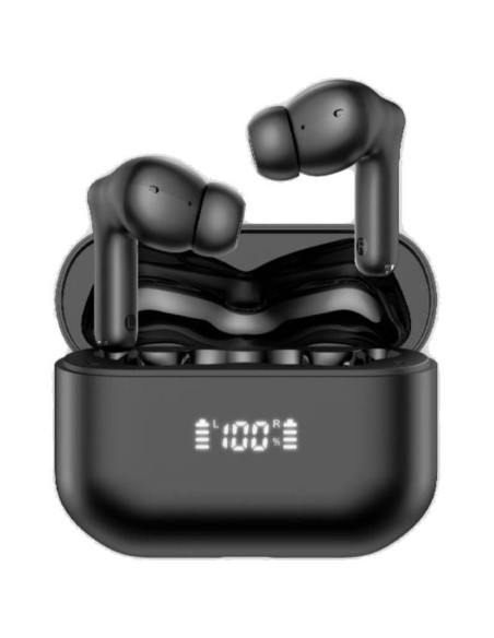Auriculares bluetooth daewoo dw2022 con estuche de carga/ autonomía 5h/ negros