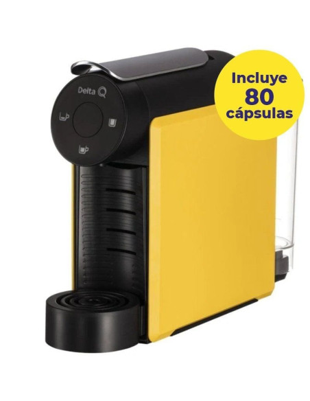 Cafetera de cápsulas delta mini qool/ roja