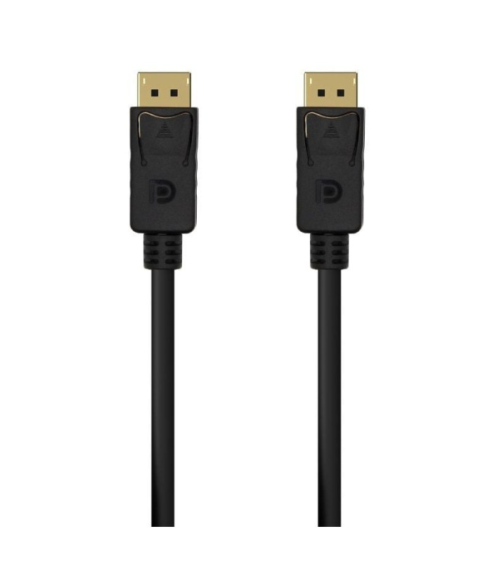 Cable displayport 1.2 4k aisens a124-0549/ displayport macho - displayport macho/ hasta 5w/ 2300mbps/ 1.5m/ negro