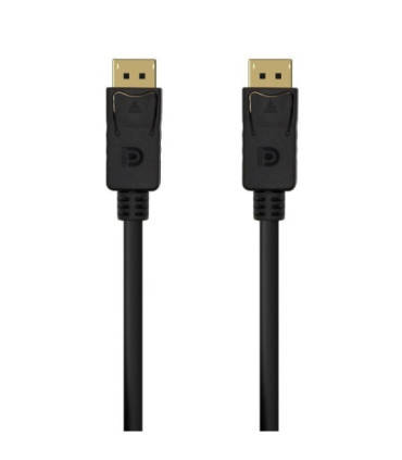 Cable displayport 1.2 4k aisens a124-0549/ displayport macho - displayport macho/ hasta 5w/ 2300mbps/ 1.5m/ negro