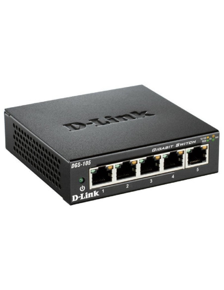 Switch d-link dgs-105 5 puertos/ rj-45 10/100/1000