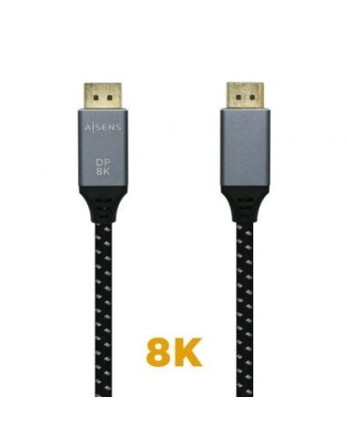 Cable hdmi 2.1 8k aisens a150-0420/ hdmi macho - hdmi macho/ 50cm/ certificado/ negro