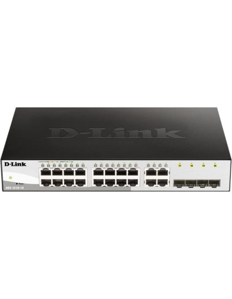 Switch gestionado d-link dgs-1210-16 16 puertos/ gigabit 10/100/1000/ sfp