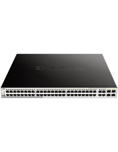 Switch gestionable d-link dgs-1210-52mp 52 puertos/ rj-45 10/100/1000 poe/ sfp