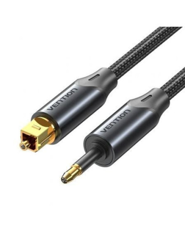 Cable de audio de fibra óptica vention bkcbg/ 1.5m/ negro