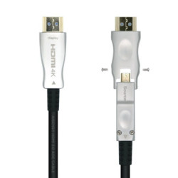Cable hdmi 2.0 aoc 4k desmontable aisens a148-0512/ hdmi macho / d macho - hdmi macho/ 30m/ negro