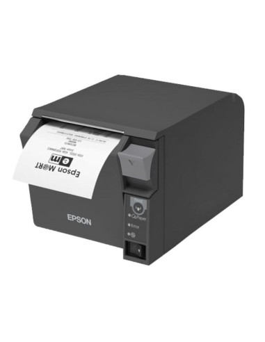 Impresora de tickets epson tm-t70ii/ térmica/ ancho papel 80mm/ usb-rs232/ negra