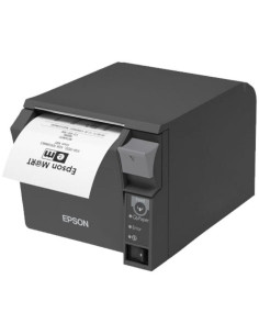 Impresora de tickets epson tm-t70ii/ térmica/ ancho papel 80mm/ usb-ethernet/ negra