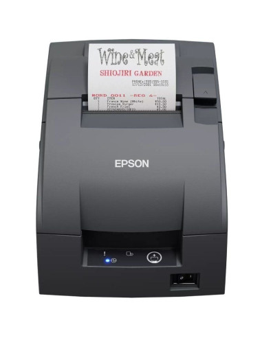 Impresora de tickets epson tm-u220iib/ ancho papel 76mm/ usb/ negra