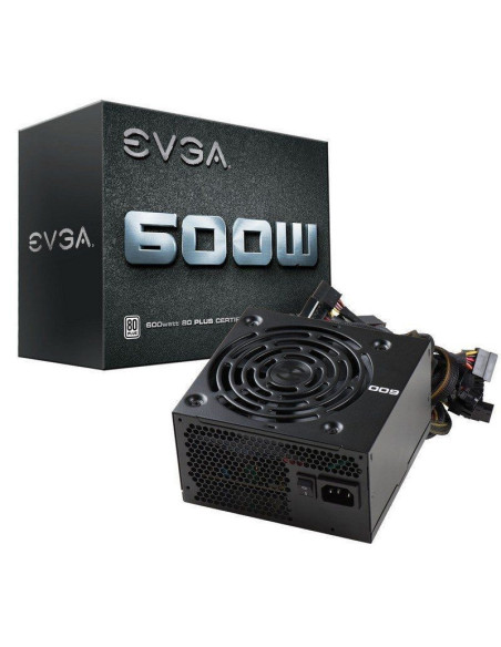 Fuente de alimentación evga 600w/ 600w/ ventilador 12cm/ 80 plus