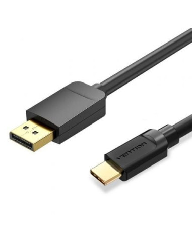 Cable conversor vention cgybf/ usb tipo-c macho - displayport macho/ 1m/ negro