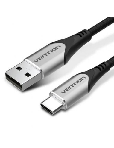 Cable usb tipo-c vention codhd/ usb tipo-c macho - usb macho/ 50cm/ gris