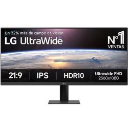 Monitor Profesional Ultrapanorámico LG UltraWide 34U511A-B 34'/ UWFHD/ Negro