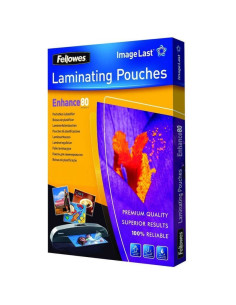 Fundas para plastificar fellowes 5306114/ a4/ 80 micras/ 100 unidades