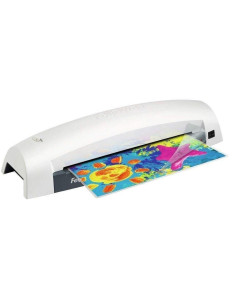 Plastificadora fellowes lunar a3 5716701/ hasta a3 y 80-125 micras/ blanca y negra