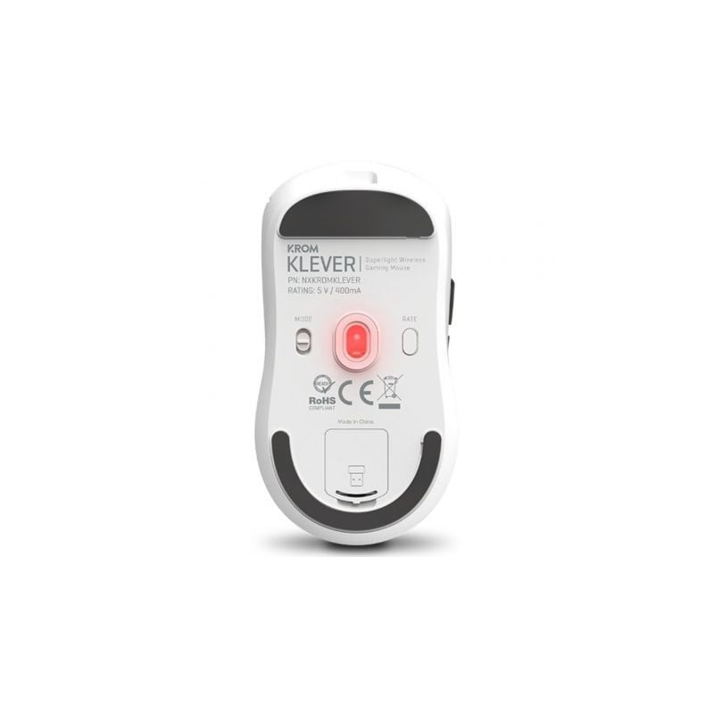 Ratón gaming inalámbrico krom klever/ hasta 10000 dpi