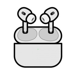 Auriculares bluetooth apple airpods pro 3nd/ usb-c/ estuche de carga magsafe