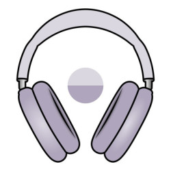 Auriculares bluetooth apple airpods max 2 usb-c/ purpura