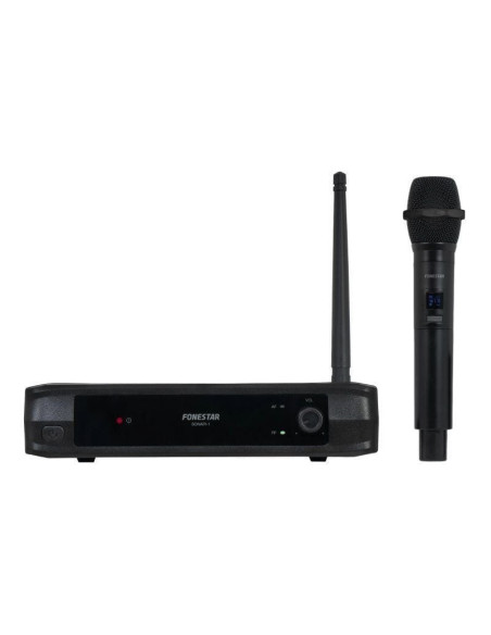 Micrófono inalámbrico de mano uhf fonestar sonair-1m/ incluye receptor