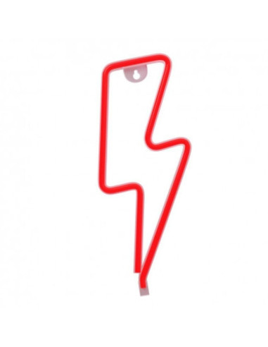 Luz neon forever light neon led bolt red/ funciona a pilas y usb