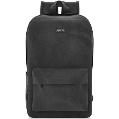 Mochila aisens asbg-bp080-bk para portátiles hasta 15.6'/ negro