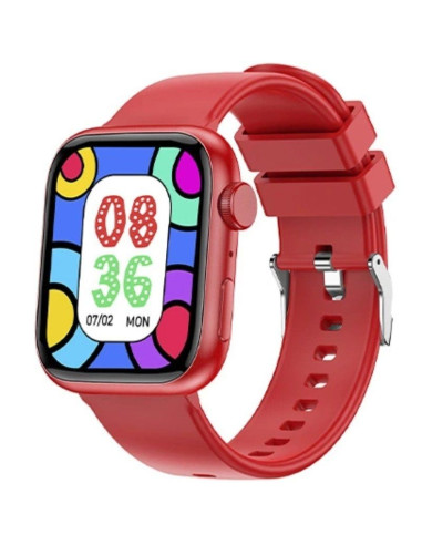 Smartwatch forever igo watch 3 jw-500/ notificaciones/ frecuencia cardíaca/ rojo