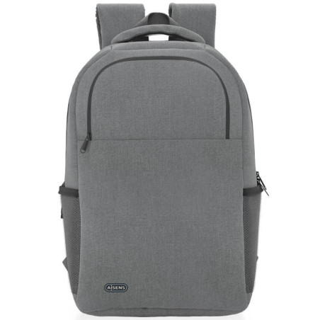 Mochila aisens premium asbg-bp083-gr para portátiles hasta 15.6'/ gris