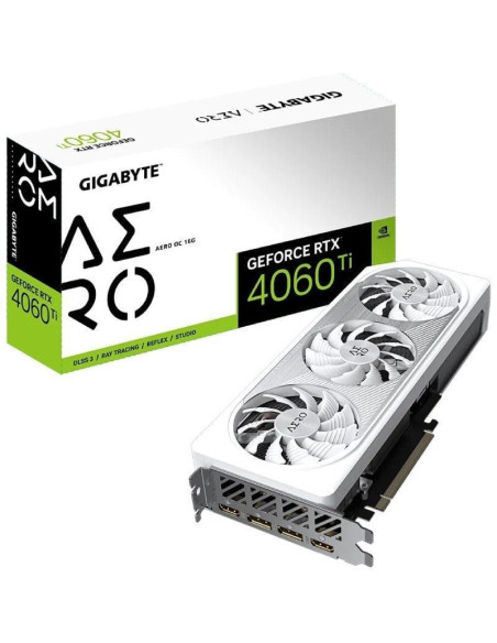 Tarjeta gráfica gigabyte geforce rtx 4060 ti aero oc 16g/ 16gb gddr6