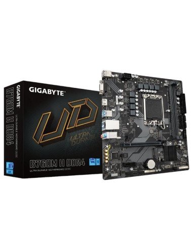 Placa base gigabyte b760m h ddr4 socket 1700/ micro atx