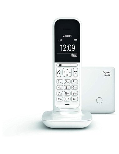 Teléfono inalámbrico gigaset cl390/ blanco