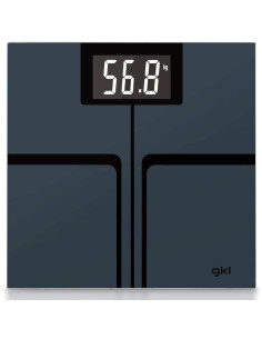 Báscula de baño gkl fitmax black/ hasta 200kg