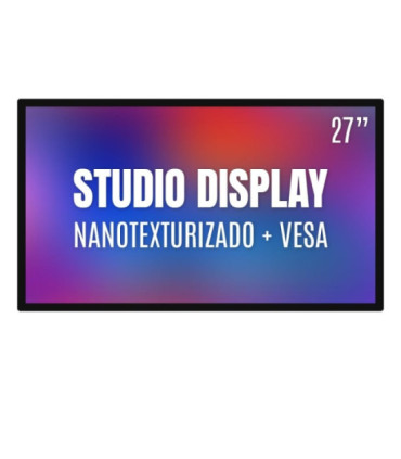 Apple studio display 27'/ cristal nano texturizado/ vesa