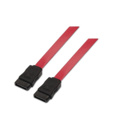 Cable sata aisens a130-0153/ sata hembra - sata hembra/ hasta 0.1w/ 768mbps/ 50cm/ rojo