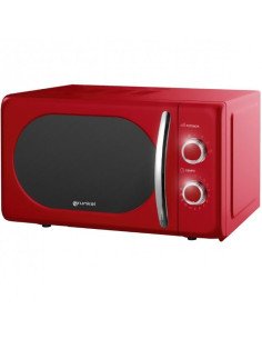 Microondas grunkel vintage mw-20rojo/ 700w/ capacidad 20l/ rojo