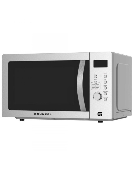 Microondas grunkel mwgc-30ss/ 900w/ capacidad 30l/ función grill/ blanco