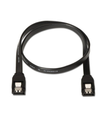 Cable sata iii aisens a130-0157/ sata hembra - sata hembra/ hasta 0.1w/ 768mbps/ 50cm/ negro