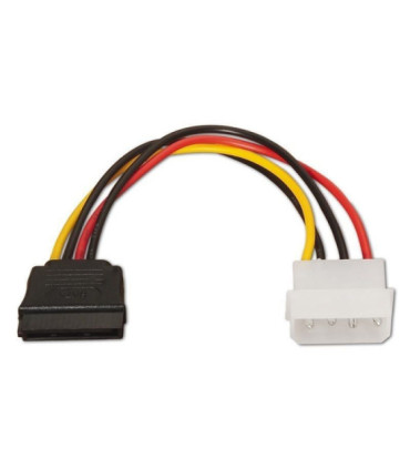 Cable alimentación sata aisens a131-0158/ molex 4 pin macho - sata hembra/ hasta 54w/ 16cm
