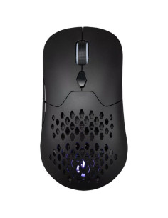 Ratón gaming inalámbrico hiditec gx30 pro wireless/ batería recargable/ hasta 26000 dpi