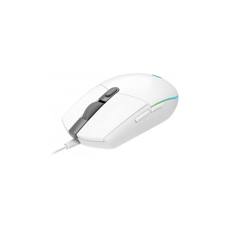 Ratón gaming logitech g102 lightsync/ hasta 8000 dpi/ blanco