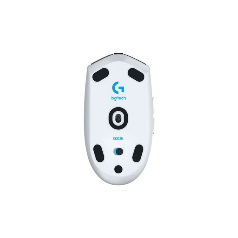 Ratón gaming inalámbrico logitech g305 lightspeed/ hasta 12000 dpi/ blanco