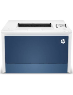 Impresora láser color hp laserjet pro 4202dn dúplex/ blanca y azul