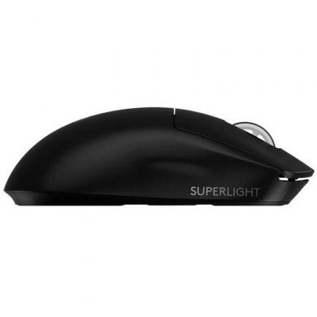 Ratón gaming inalámbrico logitech pro x superlight 2/ batería recargable/ hasta 44000 dpi/ negro