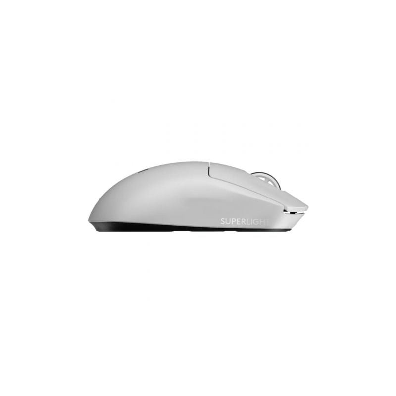 Ratón gaming inalámbrico logitech pro x superlight 2/ batería recargable/ hasta 44000 dpi/ blanco