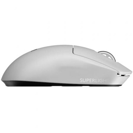 Ratón gaming inalámbrico logitech pro x superlight 2/ batería recargable/ hasta 44000 dpi/ blanco