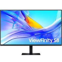 Monitor Profesional Samsung ViewFinity S8 S80UD S37D804UAU 37'/ 4K/ Regulable en altura/ Negro