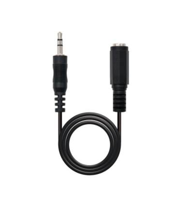 Cable estéreo nanocable 10.24.0201/ jack 3.5 macho - jack 3.5 hembra/ 1.5m
