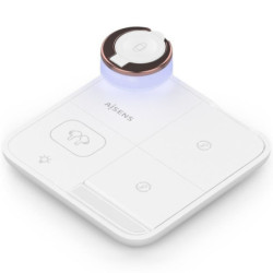 Base de carga inalámbrica aisens asch-15w4wc061-w/ 15w/ blanco