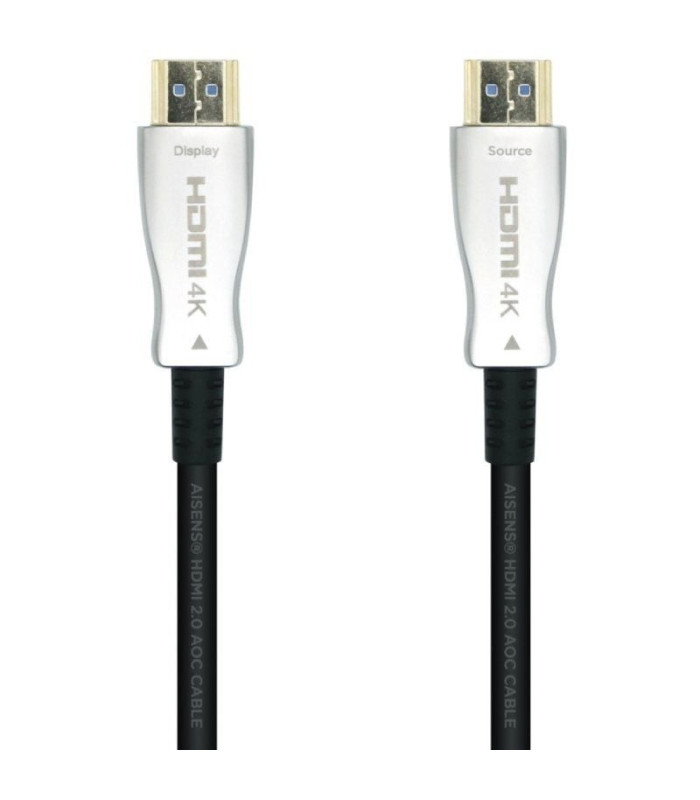 Cable hdmi 2.0 aoc 4k aisens a148-0379/ hdmi macho - hdmi macho/ 30m/ negro